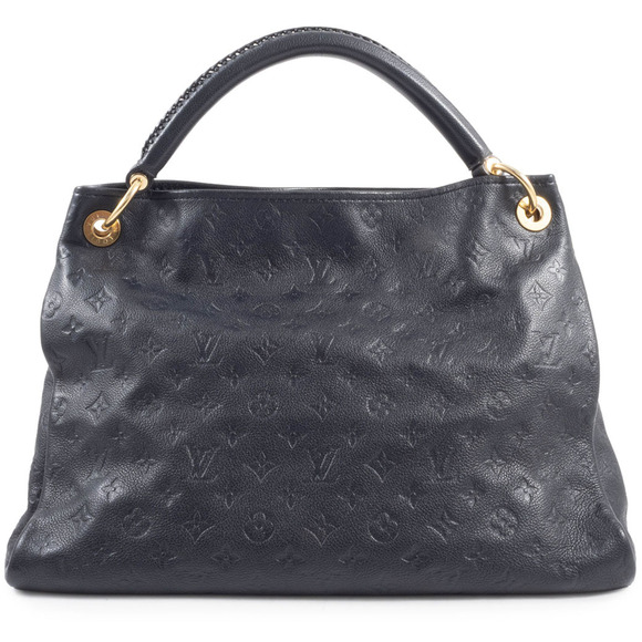 Louis Vuitton Artsy MM Shoulder Bag M93448 Monogram Empreinte Leather Black W... - Picture 2 of 16